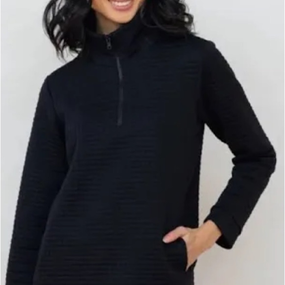 Dudley Stephens 1/4 zip black